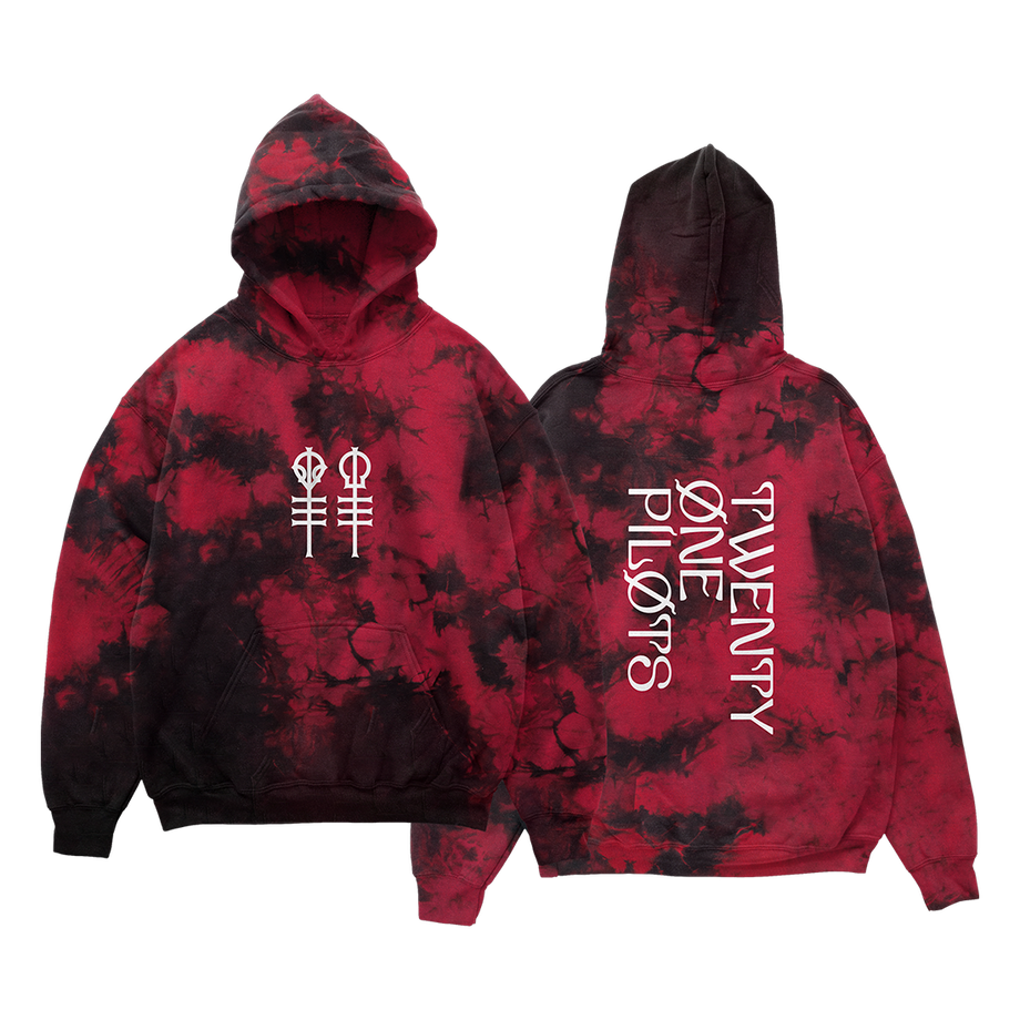 Keys Red Wash Hoodie Twenty One Pilots Official Store